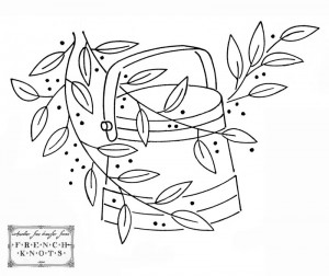 leaves and bucket