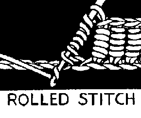 Clones Knot Crochet and Rolled Crochet Stitches