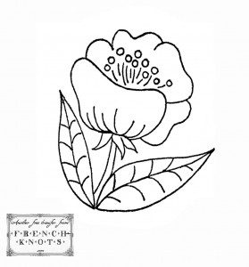 floral embroidery pattern