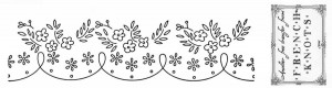 daisy border embroidery