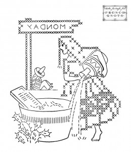 AB_mex_monday vintage Mexican embroidery transfer