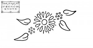 daisy border embroidery
