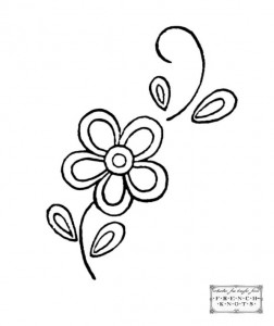 flower embroidery