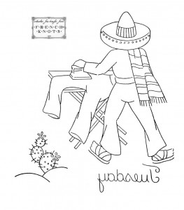 mex-tuesday mexican embroidery transfer