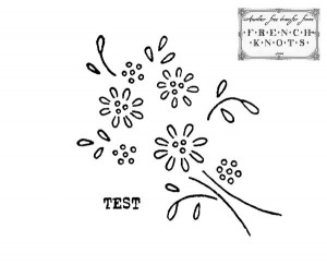 daisy embroidery pattern