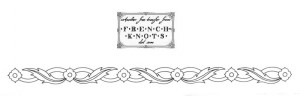 floral border embroidery pattern