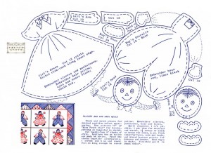 raggedy ann and andy doll applique