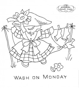 little girl transfer pattern