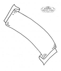 banner embroidery transfer pattern