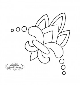 fleur de lis embroidery pattern