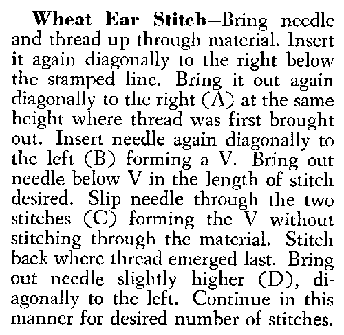 wheat ear stitch
