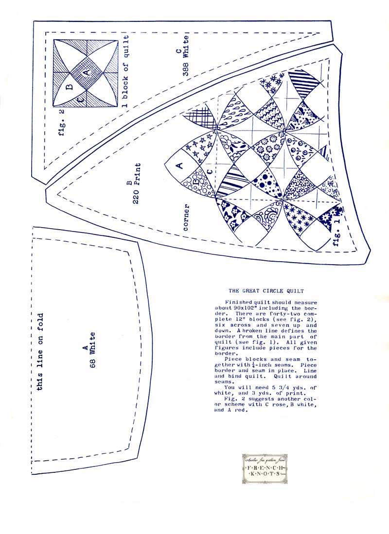 Make a Quilt in a Day: Log
Cabin Pattern by Eleanor Burns